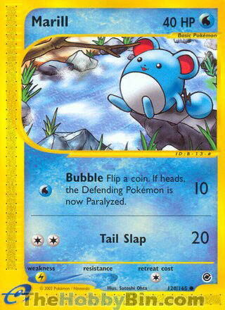 Marill #120/165 Common - Expedition Pokemon card