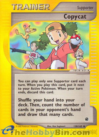 Copycat #138/165 Uncommon - Expedition Pokemon card