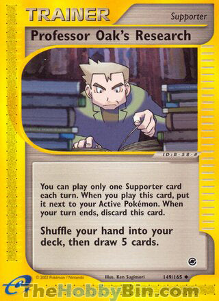Professor Oak's Research #149/165 Uncommon - Expedition Pokemon card