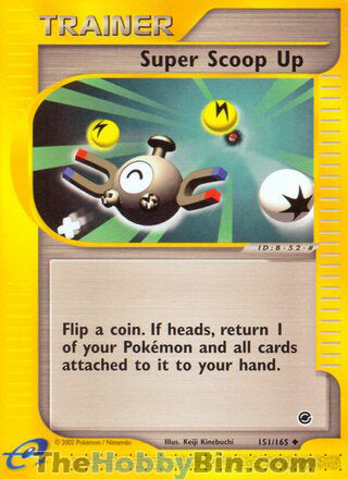Super Scoop Up #151/165 Uncommon - Expedition Pokemon card