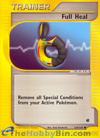 Full Heal #154/165 Common - Expedition Pokemon card