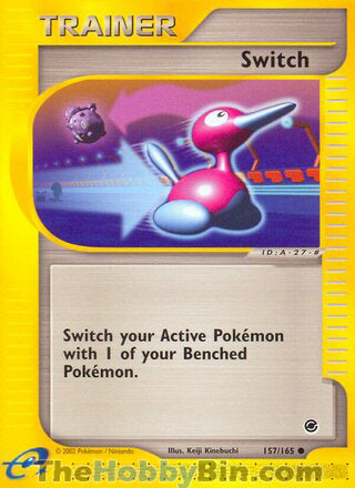 Switch #157/165 Common - Expedition Pokemon card