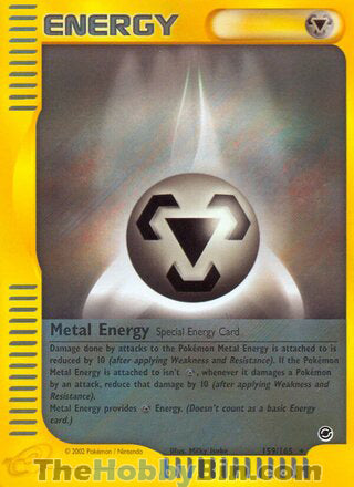 Metal Energy #159/165 Rare - Expedition Pokemon card