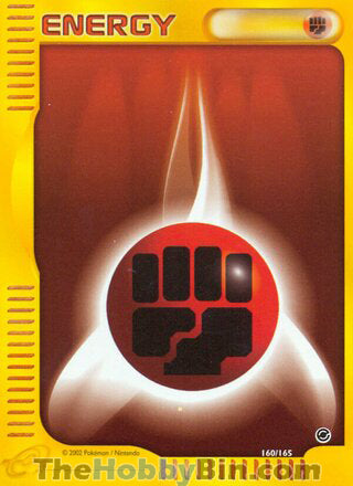 Fighting Energy #160/165 Common - Expedition Pokemon card
