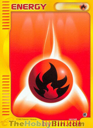 Fire Energy #161/165 Common - Expedition Pokemon card