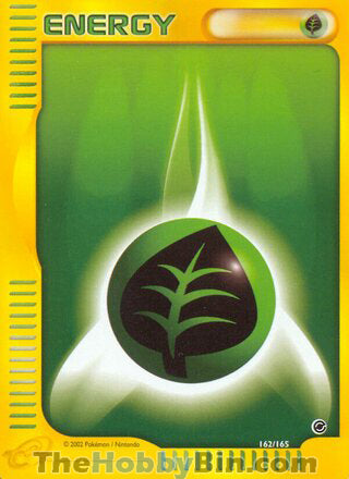 Grass Energy #162/165 Common - Expedition Pokemon card