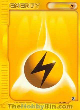Lightning Energy #163/165 Common - Expedition Pokemon card