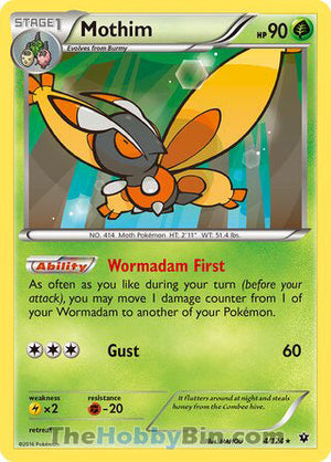 0004 Mothim Rare Fates Collide