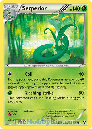 Serperior Fates Collide Rare #7/124