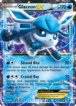0020 Glaceon EX Ultra Rare Fates Collide