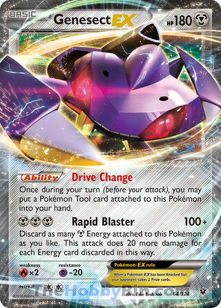 Genesect EX #64/124 Ultra Rare - Fates Collide Pokemon card