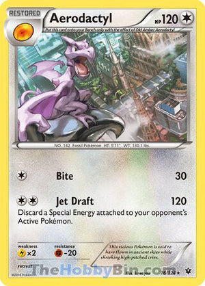 0076 Aerodactyl Rare Fates Collide