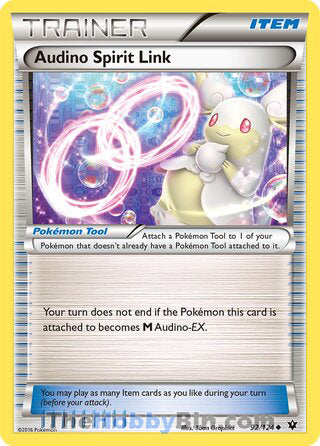 Audino Spirit Link #92/124 Uncommon - Fates Collide Pokemon card