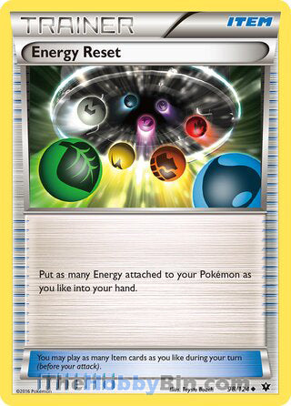 Energy Reset #98/124 Uncommon - Fates Collide Pokemon card