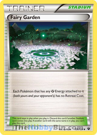 Fairy Garden #100/124 Uncommon - Fates Collide Pokemon card
