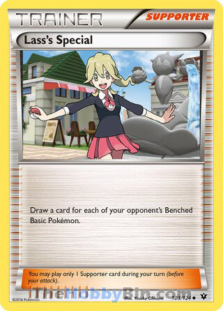 Lass's Special #103/124 Uncommon - Fates Collide Pokemon card