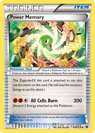 Power Memory #108/124 Uncommon - Fates Collide Pokemon card
