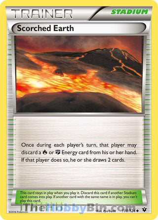 Scorched Earth #110/124 Uncommon - Fates Collide Pokemon card