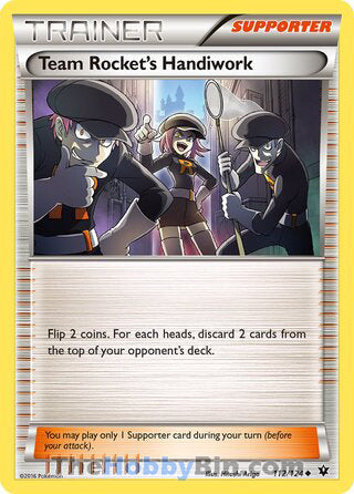 Team Rocket's Handiwork Fates Collide Uncommon #112/124