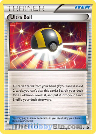 Ultra Ball #113/124 Uncommon - Fates Collide Pokemon card