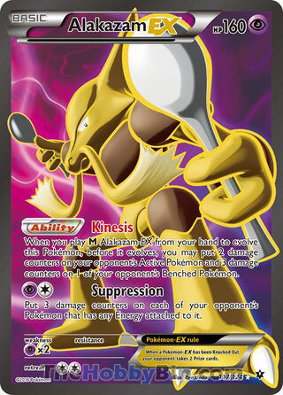 Alakazam EX #117/124 Ultra Rare - Fates Collide Pokemon card
