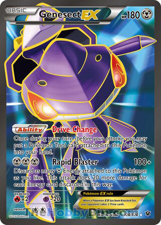 Genesect EX #120/124 Ultra Rare - Fates Collide Pokemon card