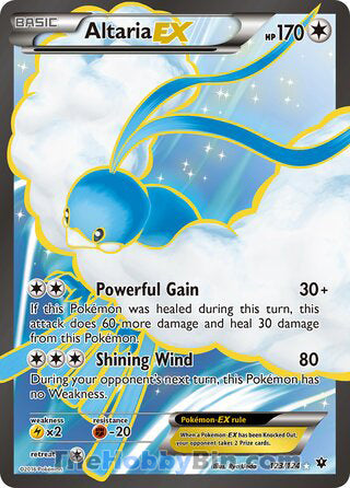 Altaria EX #123/124 Ultra Rare - Fates Collide Pokemon card