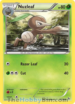 0006 Nuzleaf Uncommon Flashfire
