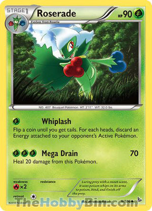 0009 Roserade Uncommon Flashfire