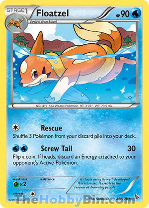0029 Floatzel Rare Flashfire