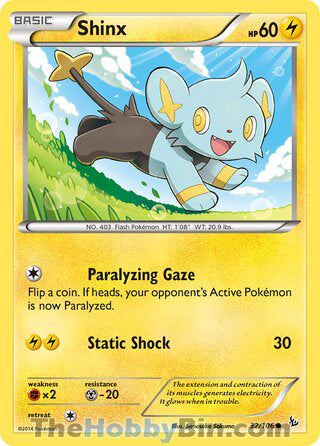 Shinx Flashfire Common #32/106