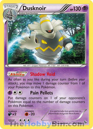 0040 Dusknoir Holo Rare Flashfire