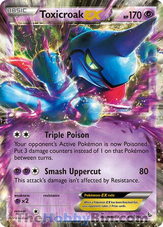 Toxicroak EX Flashfire Ultra Rare #41/106