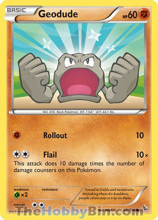 Geodude Flashfire Common #45/106