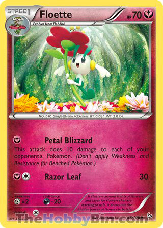 Floette #65/106 Uncommon - Flashfire Pokemon card