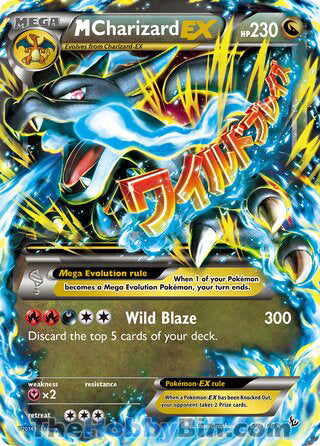 M Charizard EX #69/106 Ultra Rare - Flashfire Pokemon card