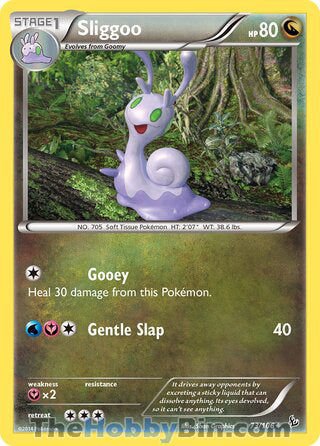 Sliggoo #73/106 Uncommon - Flashfire Pokemon card