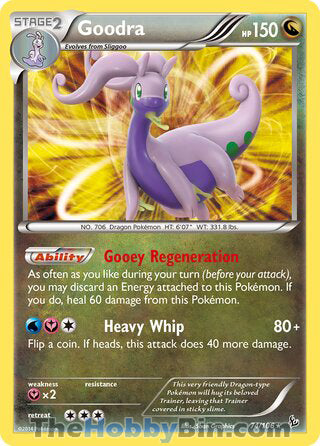 Goodra Flashfire Holo Rare #74/106