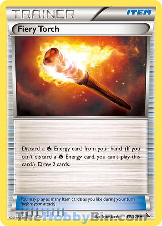 Fiery Torch #89/106 Uncommon - Flashfire Pokemon card