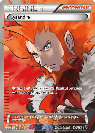 Lysandre #104/106 Ultra Rare - Flashfire Pokemon card