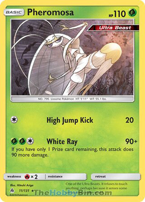 Pheromosa Forbidden Light Holo Rare #11/131