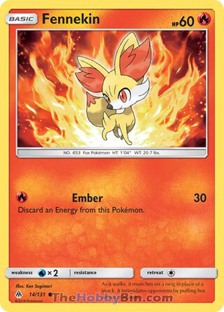 Fennekin Forbidden Light Common #14/131