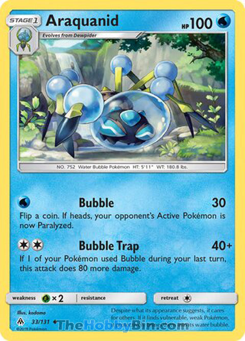 0033 Araquanid Uncommon Forbidden Light