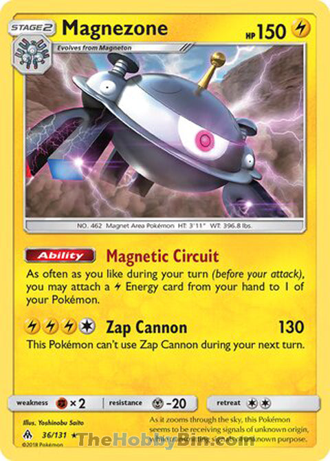 Magnezone Forbidden Light Holo Rare #36/131