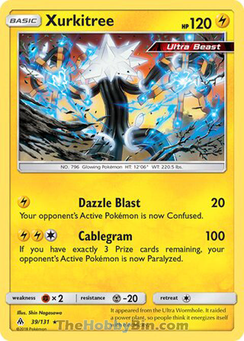 0039 Xurkitree Rare Forbidden Light