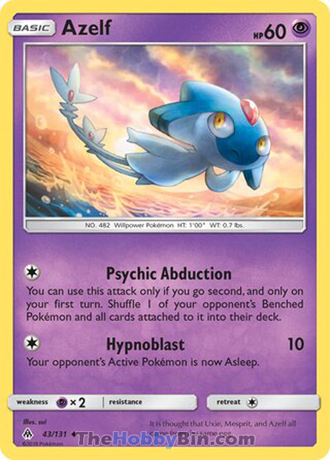 0043 Azelf Uncommon Forbidden Light