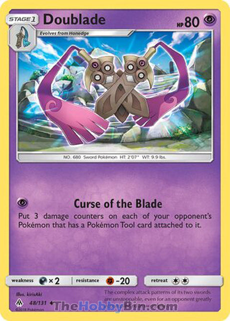 Doublade Forbidden Light Uncommon #48/131