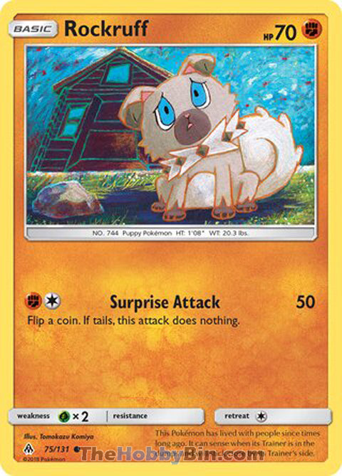 0075 Rockruff Common Forbidden Light