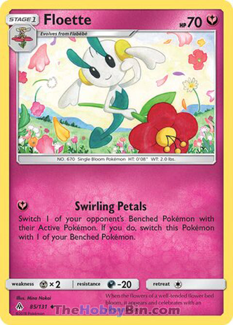 Floette #85/131 Uncommon - Forbidden Light Pokemon card