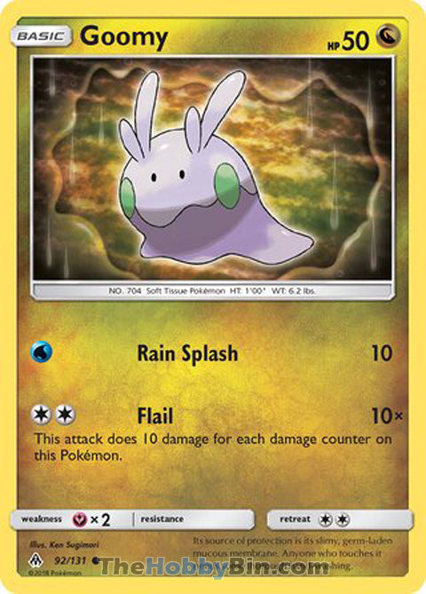 Goomy #92/131 Common - Forbidden Light Pokemon card